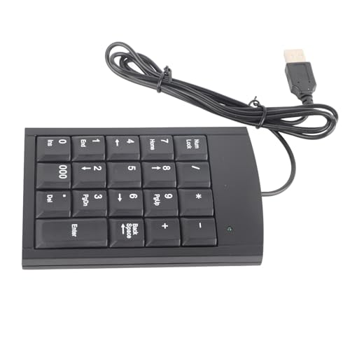 Ouitble Nummernblock USB Numerische Tastatur 19 Tasten Schlüsselnummer Numpad Keypad für Laptop Netbook Desktop PC Ouitble Nummernblock USB Numerische Tastatur 19 Tasten Schlüsselnummer Numpad Keypad für Laptop Netbook Desktop PC von Ouitble