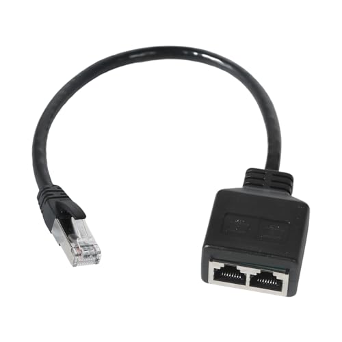 Ouitble RJ45-Splitter-Adapter 1 auf 2 Ethernet-Splitter Kabel Adapter für Büro zu Hause Ouitble RJ45-Splitter-Adapter 1 auf 2 Ethernet-Splitter Kabel Adapter für Büro zu Hause von Ouitble