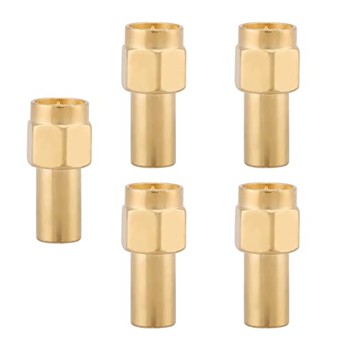 5 Stück Koaxial-Terminatoren SMA-Stecker RF-Koaxial-Abschlusswiderstand von Oumefar