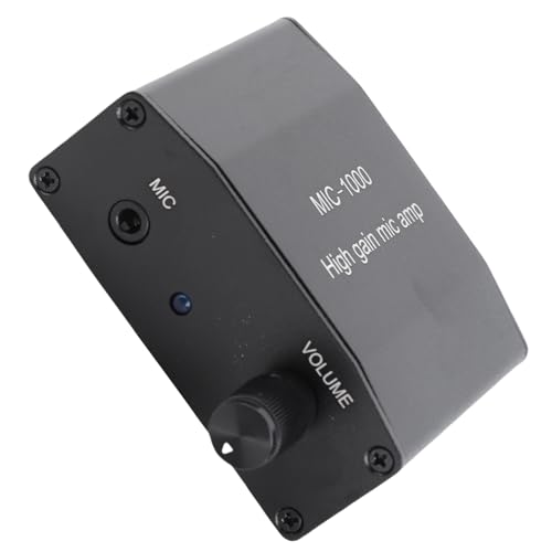 AMP -Mikrofon, Gute Empfindlichkeit Mikrofonverstärker Zubehör DC 5V 1000 -mal Tragbare Amplifikation ALC Automatische Ebene für Stereo von Oumefar
