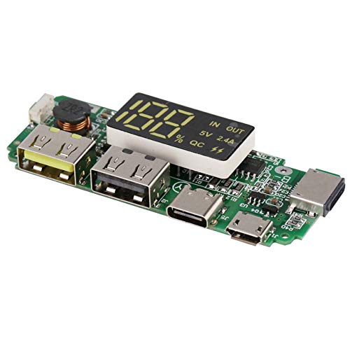 Batterieladeplatine Backup-Netzteil Tragbares 5V 2A USB Mobile Power Bank-Modul H961-U Mini-Größe DIY Industrial für elektrische Geräte von Oumefar