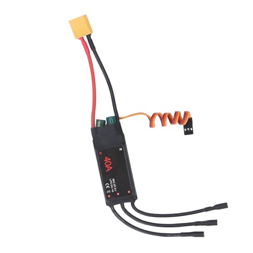 OUmefar Bürstenloser ESC, Bürstenloser Motor Elektrikdrehzahl Controller 40A Regler mit XT60 -Stecker für RC -Flugzeug Multi -Rotor Fixed Flügelebene Hubschrauber OUmefar Bürstenloser ESC, Bürstenloser Motor Elektrikdrehzahl Controller 40A Regler mit XT60 -Stecker für RC -Flugzeug Multi -Rotor Fixed Flügelebene Hubschrauber von Oumefar