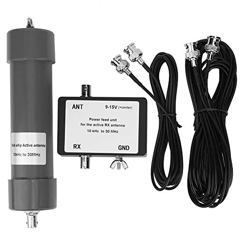 Oumefar 10KHz-30MHz Mini Whip Active Antenna mit tragbarem Kabel 9-15V 90mAh Active Antenna Kit Ersatz für Radio von Oumefar