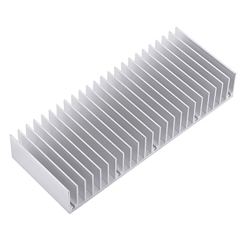 Oumefar Kühlkörper für Aluminiumkühlkörper Kühlkörper mit 24 Zähnen Kühlkörper 15 x 5,9 x 2,5 cm (5,9 x 2,32 x 0,98 Zoll) von Oumefar