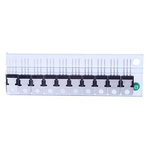 Oumefar L7805 LM7805 7805 Spannungsregler, 5 V, 1,5 A, neu verwendet in einer geregelten Stromversorgung und Begrenzungsschaltung, 10 Stück Oumefar L7805 LM7805 7805 Spannungsregler, 5 V, 1,5 A, neu verwendet in einer geregelten Stromversorgung und Begrenzungsschaltung, 10 Stück von Oumefar