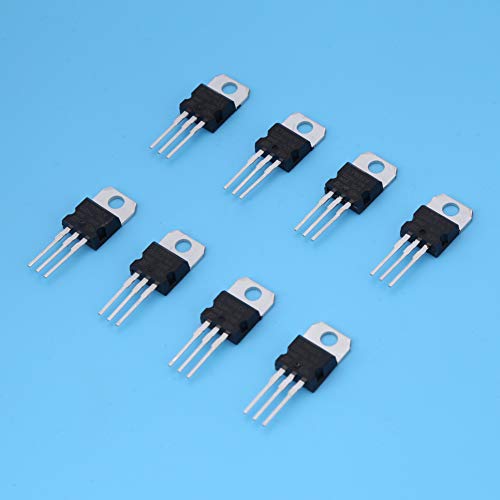 Oumefar Spannungsregler-Transistor, 40 Stück 8 Typen 7805 7809 7812 7815 7905 7912 7915 LM317 bis 220 Transistor-Sortimentssatz von Oumefar