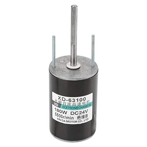 XD-63100 12/24V 150W Hochleistungs-Bürsten-Gleichstrommotor Hochgeschwindigkeits-Elektromotor Hochgeschwindigkeits-Gleichstrommotor CW/CCW Für DIY-Generator(02) von Oumefar