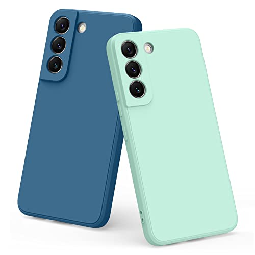 Oumida 2 Stück Silicone Case Kompatibel mit Samsung Galaxy S22 Hülle, Hochwertiges Liquid Silikon Rundumschutz Handyhülle, Kratzfestes Weiches Mikrofaser Futter für Samsung Galaxy S22 5G 6.1'' Oumida 2 Stück Silicone Case Kompatibel mit Samsung Galaxy S22 Hülle, Hochwertiges Liquid Silikon Rundumschutz Handyhülle, Kratzfestes Weiches Mikrofaser Futter für Samsung Galaxy S22 5G 6.1'' von Oumida