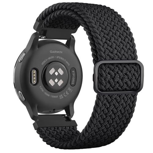 Oumida Geflochtenes Armband für Garmin Venu Sq/Venu Sq 2/ Venu Sq 2 Music/Venu 2 Plus, Garmin Vivoactive 5/ Vivoactive 3 Music, Forerunner 55 Armbänder, 20mm Elastisches Nylon Ersatzarmband Oumida Geflochtenes Armband für Garmin Venu Sq/Venu Sq 2/ Venu Sq 2 Music/Venu 2 Plus, Garmin Vivoactive 5/ Vivoactive 3 Music, Forerunner 55 Armbänder, 20mm Elastisches Nylon Ersatzarmband von Oumida