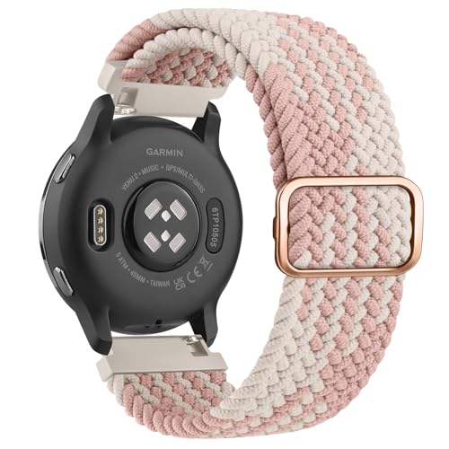 Oumida Geflochtenes Armband für Garmin Venu Sq/Venu Sq 2/ Venu Sq 2 Music/Venu 2 Plus, Garmin Vivoactive 5/ Vivoactive 3 Music, Forerunner 55 Armbänder, 20mm Elastisches Nylon Ersatzarmband Oumida Geflochtenes Armband für Garmin Venu Sq/Venu Sq 2/ Venu Sq 2 Music/Venu 2 Plus, Garmin Vivoactive 5/ Vivoactive 3 Music, Forerunner 55 Armbänder, 20mm Elastisches Nylon Ersatzarmband von Oumida
