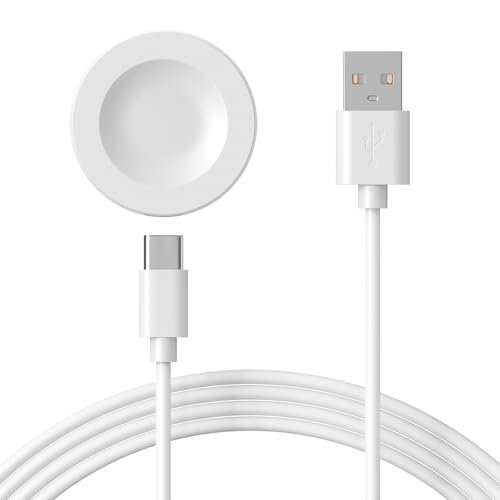 Oumida Ladekabel Kompatibel mit Huawei Watch GT5/ GT5 Pro/ GT4/ GT3/ GT3 SE/ GT2 ECG/ GT2 Pro/GT Runner Ladegerät, USB Ladestation Charger Cable Dock Kabel für Huawei Watch 4/4 Pro/3/3 Pro (Weiß) von Oumida
