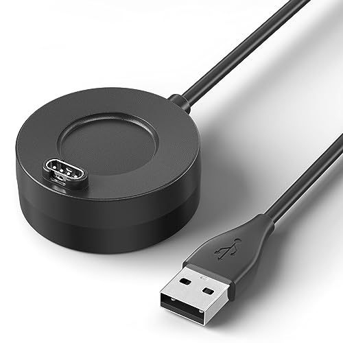 Oumida Ladekabel für Garmin Fenix 7 7S 7X 6S 6X Pro Ladegerät, USB Daten Sync Kabel für Garmin Fenix 6 6S 6X Pro Sapphire, Fenix 5 5S 5X Plus (Schwarz) von Oumida
