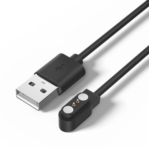 Oumida Ladekabel für YAMAY VeryFitPro SW021,SW01,Willful SW023,SW025 Ladegerät, USB Charger Cable Dock Kabel für Letsfit ID205L,Letscom ID205S,ID216,Umidigi Uwatch 3,Uwatch GT (Schwarz) von Oumida