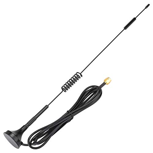 433 MHz 10dBi 31cm Antenne mit Hoher Verstärkung - Drahtloses Modul Magnetische Saugantenne - SMA Stecker - Oszillator aus Reinem Kupfer von Oumij1