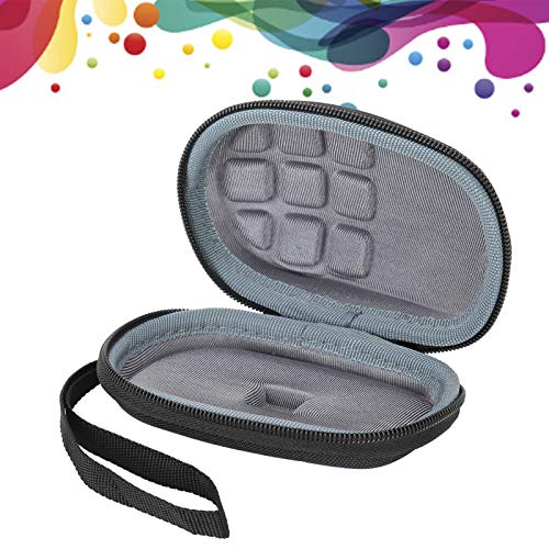 Oumij1 Eva Hard Storage Reisetasche - für Logitech M275 M330 - Drahtlose Maus Stoßfeste Aufbewahrungshülle - wasserdichte Tragbare Gaming-Mausschutzbox von Oumij1