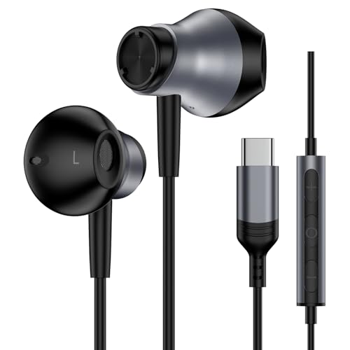 Kopfhörer mit Kabel in Ear Kopfhörer Kabel Ohrhörer mit Mikrofon und Lautstärkeregler Headset mit USB C Kopfhörern für iPhone 15/16 Samsung S25 S24 S21 Huawei Android Smartphone Laptop Google Pixel 9 Kopfhörer mit Kabel in Ear Kopfhörer Kabel Ohrhörer mit Mikrofon und Lautstärkeregler Headset mit USB C Kopfhörern für iPhone 15/16 Samsung S25 S24 S21 Huawei Android Smartphone Laptop Google Pixel 9 von Ouorkee