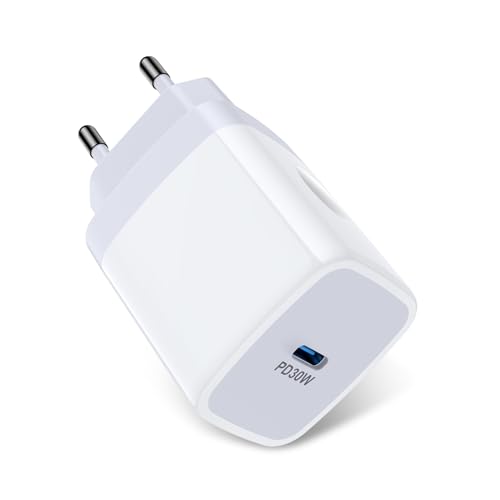 30W Schnellladegerät, PD3.0 Ladegerät USB C Fast Charger iPad Netzteil Power Adapter für iPhone 16/15/14/13/12/11,Samsung Galaxy S25 Ultra/S24/S23/S22/S21/S20/A55/A35/A15/A16/A25 von Ouorkee