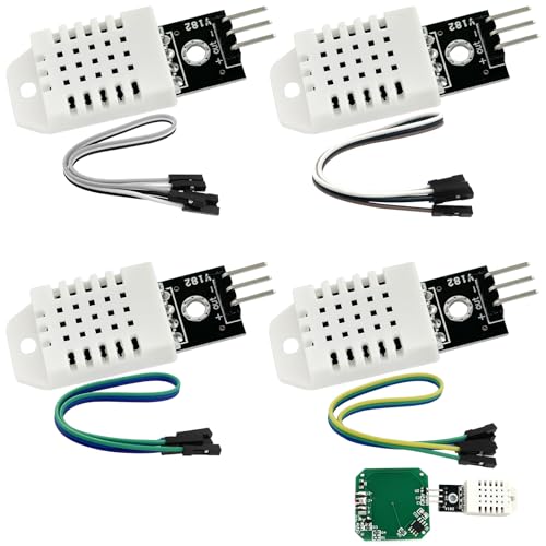 4 Stück DHT22 AM2302 Temperatur- und Feuchtigkeitssensor mit Kabel Modul Digitalsensoren für Arduino Raspberry Pi E-Book 4 Stück DHT22 AM2302 Temperatur- und Feuchtigkeitssensor mit Kabel Modul Digitalsensoren für Arduino Raspberry Pi E-Book von Oupdate