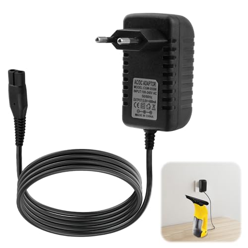 5.5V Ladekabel für Kärcher Fenstersauger WV1, WV2, WV5, KWI 1, WV50, WV55, WV60, WV70, WV75, WV Classic WV Easy, Ladegerät für Kärcher Fenstersauger, Ersatz Netzteil für Fensterreiniger mit 1.5m Kabel 5.5V Ladekabel für Kärcher Fenstersauger WV1, WV2, WV5, KWI 1, WV50, WV55, WV60, WV70, WV75, WV Classic WV Easy, Ladegerät für Kärcher Fenstersauger, Ersatz Netzteil für Fensterreiniger mit 1.5m Kabel von Oupdate
