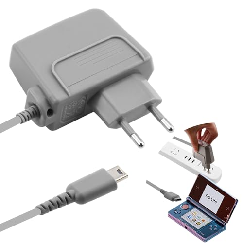 Ladegerät für Nintendo DS Lite 1.1m Ladekabel kompatibel mit DS Lite 100-240V 50-60Hz 450mA Reise Charger Kabel Ladegerät Power Adapter für DS Lite, Ladekabel für DS Lite Ladegerät für Nintendo DS Lite 1.1m Ladekabel kompatibel mit DS Lite 100-240V 50-60Hz 450mA Reise Charger Kabel Ladegerät Power Adapter für DS Lite, Ladekabel für DS Lite von Oupdate