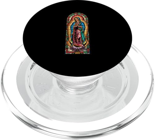 Kirchenfenster "Our Lady Of Guadalupe" aus Buntglas PopSockets PopGrip für MagSafe Kirchenfenster "Our Lady Of Guadalupe" aus Buntglas PopSockets PopGrip für MagSafe von Our Lady Of Guadalupe Catholic Religious Designs