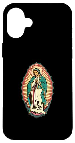 Our Lady Of Guadalupe 80er Jahre Retro Hülle für iPhone 16 Plus Our Lady Of Guadalupe 80er Jahre Retro Hülle für iPhone 16 Plus von Our Lady Of Guadalupe Catholic Religious Designs
