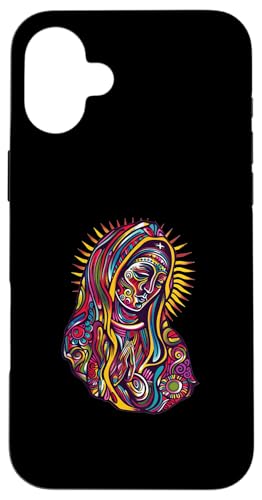 Unsere Liebe Frau von Guadalupe Psychedelic Hülle für iPhone 16 Plus Unsere Liebe Frau von Guadalupe Psychedelic Hülle für iPhone 16 Plus von Our Lady Of Guadalupe Catholic Religious Designs