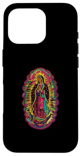 Unsere Liebe Frau von Guadalupe Psychedelic Hülle für iPhone 16 Pro Unsere Liebe Frau von Guadalupe Psychedelic Hülle für iPhone 16 Pro von Our Lady Of Guadalupe Catholic Religious Designs