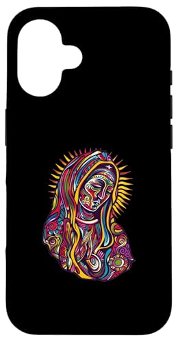 Unsere Liebe Frau von Guadalupe Psychedelic Hülle für iPhone 16 Unsere Liebe Frau von Guadalupe Psychedelic Hülle für iPhone 16 von Our Lady Of Guadalupe Catholic Religious Designs