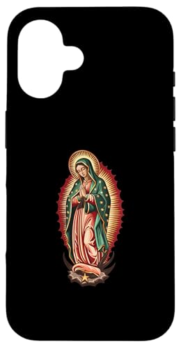 Unsere Liebe Frau von Guadalupe hält eine Bibel Hülle für iPhone 16 von Our Lady Of Guadalupe Catholic Religious Designs