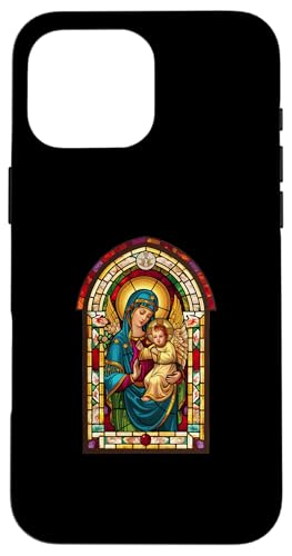 Our Lady Of Perpetual Help Buntglas Hülle für iPhone 16 Pro Max Our Lady Of Perpetual Help Buntglas Hülle für iPhone 16 Pro Max von Our Lady Of Perpetual Help Catholic Religious