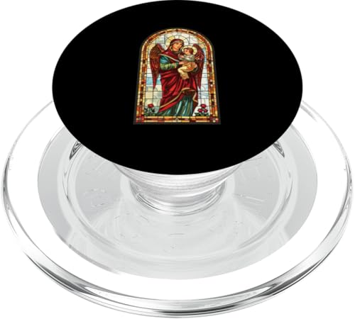 Our Lady Of Perpetual Help Buntglas PopSockets PopGrip für MagSafe von Our Lady Of Perpetual Help Catholic Religious