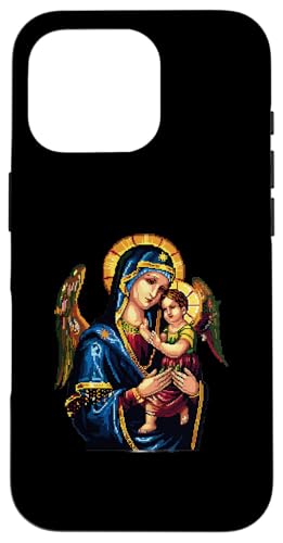 Pixelkunst Unserer Lieben Frau von Perpetual Help Hülle für iPhone 16 Pro Pixelkunst Unserer Lieben Frau von Perpetual Help Hülle für iPhone 16 Pro von Our Lady Of Perpetual Help Catholic Religious