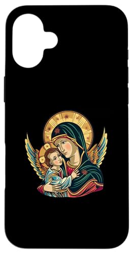 Unsere Liebe Frau von Perpetual Help 80er Retro Hülle für iPhone 16 Plus Unsere Liebe Frau von Perpetual Help 80er Retro Hülle für iPhone 16 Plus von Our Lady Of Perpetual Help Catholic Religious