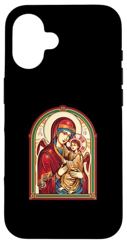 Unsere Liebe Frau von Perpetual Help 80er Retro Hülle für iPhone 16 Unsere Liebe Frau von Perpetual Help 80er Retro Hülle für iPhone 16 von Our Lady Of Perpetual Help Catholic Religious