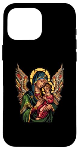 Unsere Liebe Frau von der Immerwährenden Hilfe 8 Bit Hülle für iPhone 16 Pro Max Unsere Liebe Frau von der Immerwährenden Hilfe 8 Bit Hülle für iPhone 16 Pro Max von Our Lady Of Perpetual Help Catholic Religious