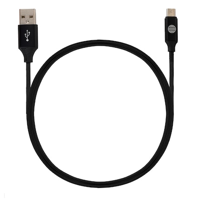 OUR PURE PLANET Ladekabel USB-A zu Mikro USB 1,2m Schwarz von Our Pure Planet
