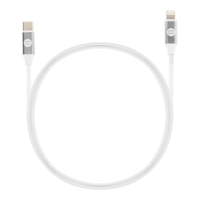 OUR PURE PLANET Ladekabel USB-C zu Lightning 1,2m Silber von Our Pure Planet