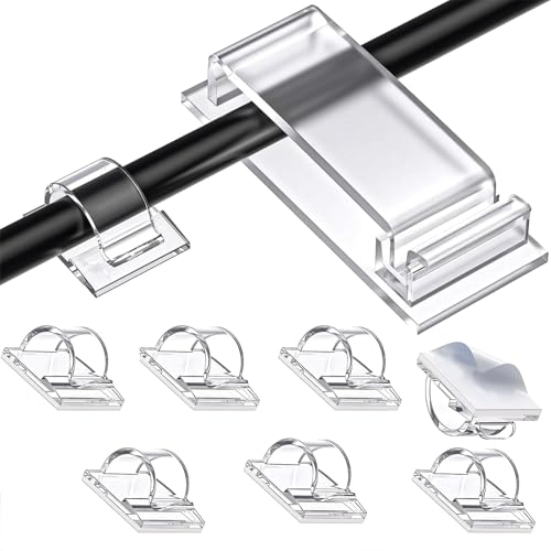 100 Stück Kabelhalter Selbstklebend, 20 Große Kabelclips Selbstklebend + 50 Kleine Kabel Organizer + 30 Kabelbinder Weiß, Kabelmanagement Kabelclips für Zuhause, Büro, Auto, Lichterketten–Transparent 100 Stück Kabelhalter Selbstklebend, 20 Große Kabelclips Selbstklebend + 50 Kleine Kabel Organizer + 30 Kabelbinder Weiß, Kabelmanagement Kabelclips für Zuhause, Büro, Auto, Lichterketten–Transparent von Ourdort