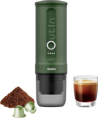 OutIn Nano Espressomaschine Grün von OutIn