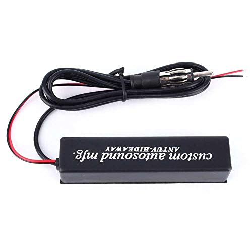 Outbit 12V Hot Universal Hideaway Hidden Powered Antenne, Auto Motorrad Stereo Radio Elektronische versteckte Antenne FM AM Amplified AP von Outbit