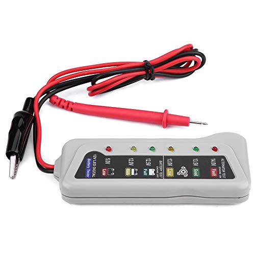 Outbit Autobatterie-Tester - 2-14,8 V Auto Van Auto Batterietester Lagerung/Wartung Ladegerät System Analysator Checker Tool, perfekt für Motorräder, Wohnmobile, Kunststoff von Outbit