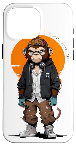 Hülle für iPhone 16 Pro Max Affe Outcast Graffiti Inspired Rebel Hülle für iPhone 16 Pro Max Affe Outcast Graffiti Inspired Rebel von Outcast Ape