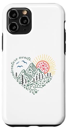 Abenteuer erwartet Outdoor Natur Wanderung Berg Reise Herz Hülle für iPhone 11 Pro Abenteuer erwartet Outdoor Natur Wanderung Berg Reise Herz Hülle für iPhone 11 Pro von Outdoor Nature Hike Mountain Travel Wildlife Heart