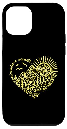 Abenteuer erwartet Outdoor Natur Wanderung Berg Reise Herz Hülle für iPhone 12/12 Pro Abenteuer erwartet Outdoor Natur Wanderung Berg Reise Herz Hülle für iPhone 12/12 Pro von Outdoor Nature Hike Mountain Travel Wildlife Heart