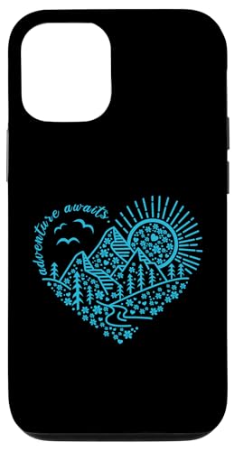 Abenteuer erwartet Outdoor Natur Wanderung Berg Reise Herz Hülle für iPhone 12/12 Pro Abenteuer erwartet Outdoor Natur Wanderung Berg Reise Herz Hülle für iPhone 12/12 Pro von Outdoor Nature Hike Mountain Travel Wildlife Heart