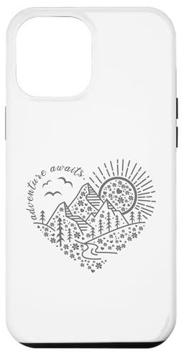 Abenteuer erwartet Outdoor Natur Wanderung Berg Reise Herz Hülle für iPhone 12 Pro Max Abenteuer erwartet Outdoor Natur Wanderung Berg Reise Herz Hülle für iPhone 12 Pro Max von Outdoor Nature Hike Mountain Travel Wildlife Heart