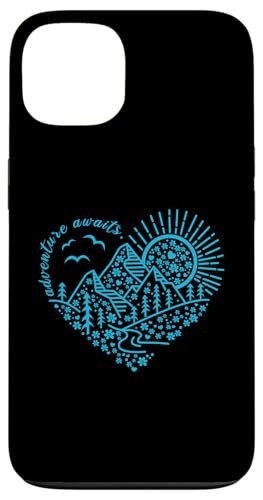 Abenteuer erwartet Outdoor Natur Wanderung Berg Reise Herz Hülle für iPhone 13 Abenteuer erwartet Outdoor Natur Wanderung Berg Reise Herz Hülle für iPhone 13 von Outdoor Nature Hike Mountain Travel Wildlife Heart