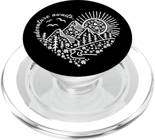 Abenteuer erwartet Outdoor Natur Wanderung Berg Reise Herz PopSockets PopGrip für MagSafe Abenteuer erwartet Outdoor Natur Wanderung Berg Reise Herz PopSockets PopGrip für MagSafe von Outdoor Nature Hike Mountain Travel Wildlife Heart