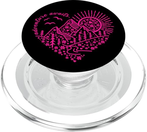 Abenteuer erwartet Outdoor Natur Wanderung Berg Reise Herz PopSockets PopGrip für MagSafe Abenteuer erwartet Outdoor Natur Wanderung Berg Reise Herz PopSockets PopGrip für MagSafe von Outdoor Nature Hike Mountain Travel Wildlife Heart